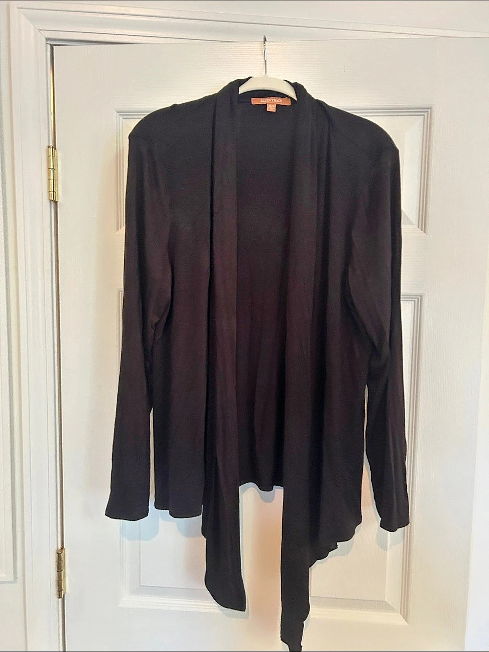 Ellen Tracy Black Cardigan Size M/L Like New